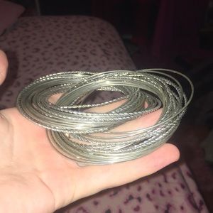 Silver bracelets